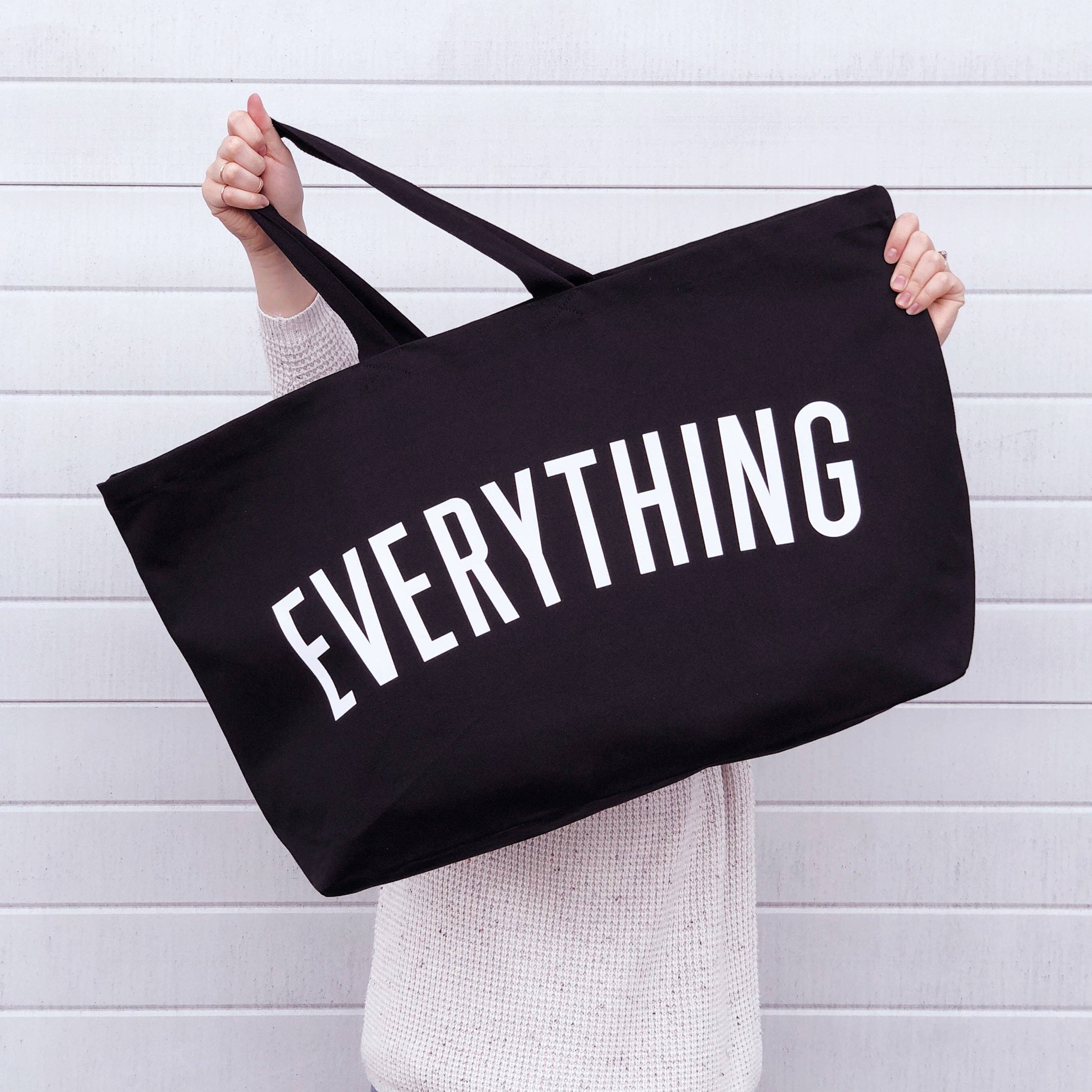 Alphabet bags -Everything - Black REALLY Big Bag