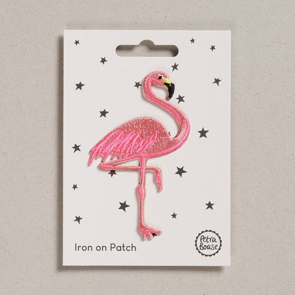 Petra Boase Iron on Patch - Flamingo