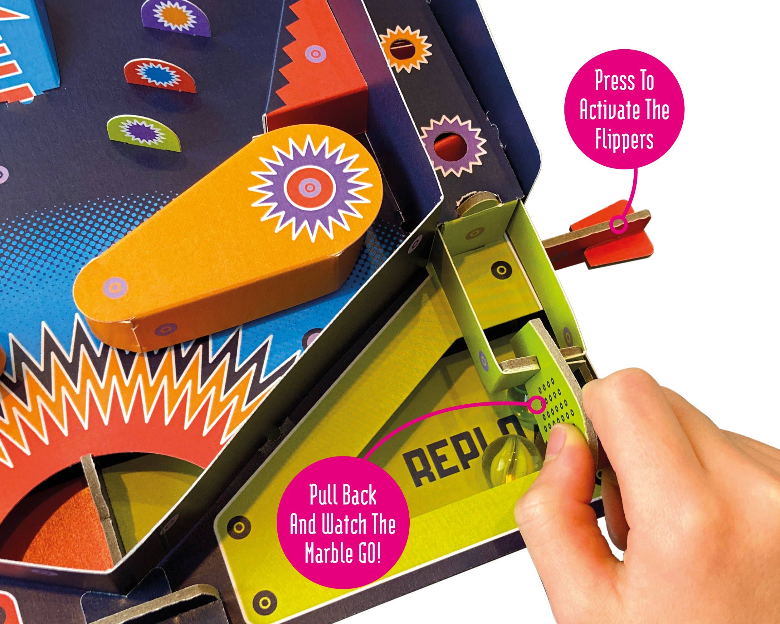 Build Your Own - Pinball Machine - Eco-Friendly Craft Kit