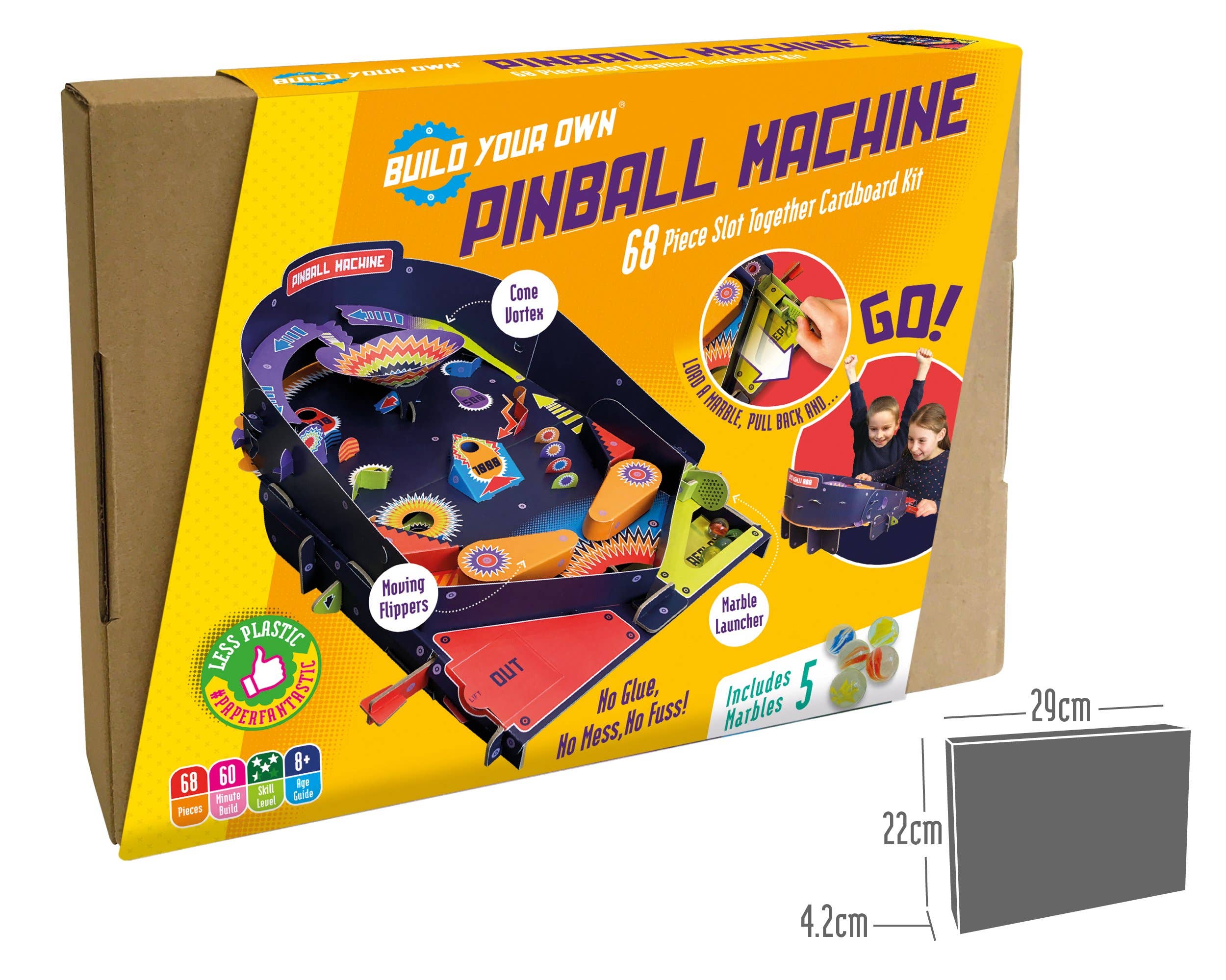 Build Your Own - Pinball Machine - Eco-Friendly Craft Kit