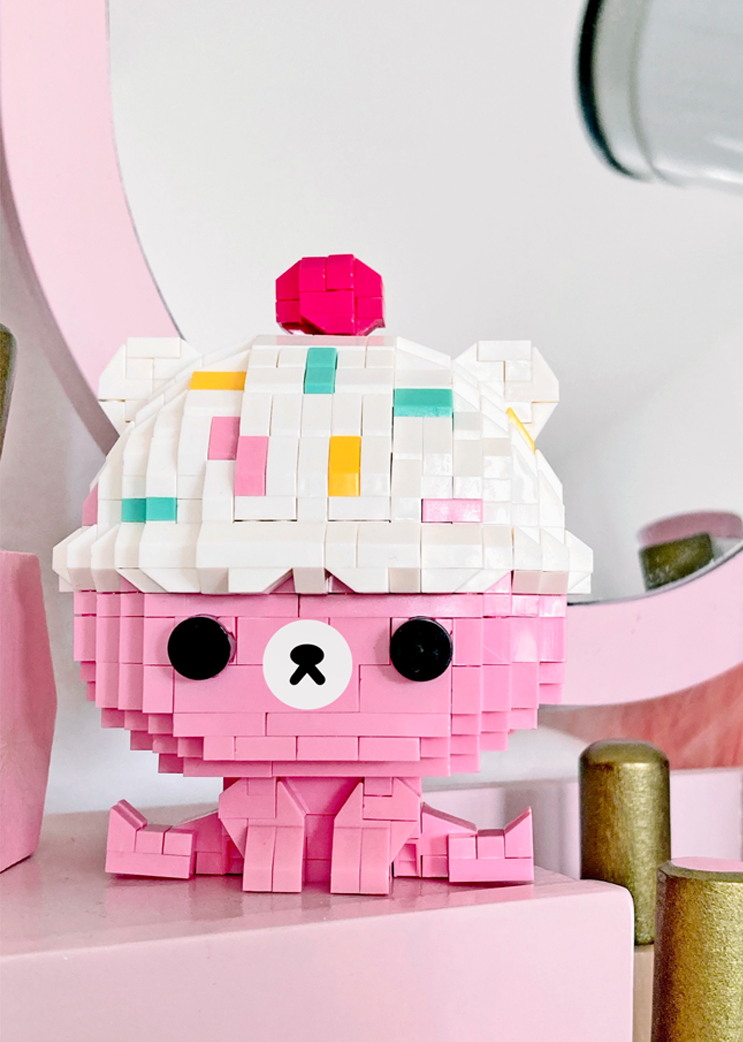 Momiji - Bruno Bear Mini Bricks set