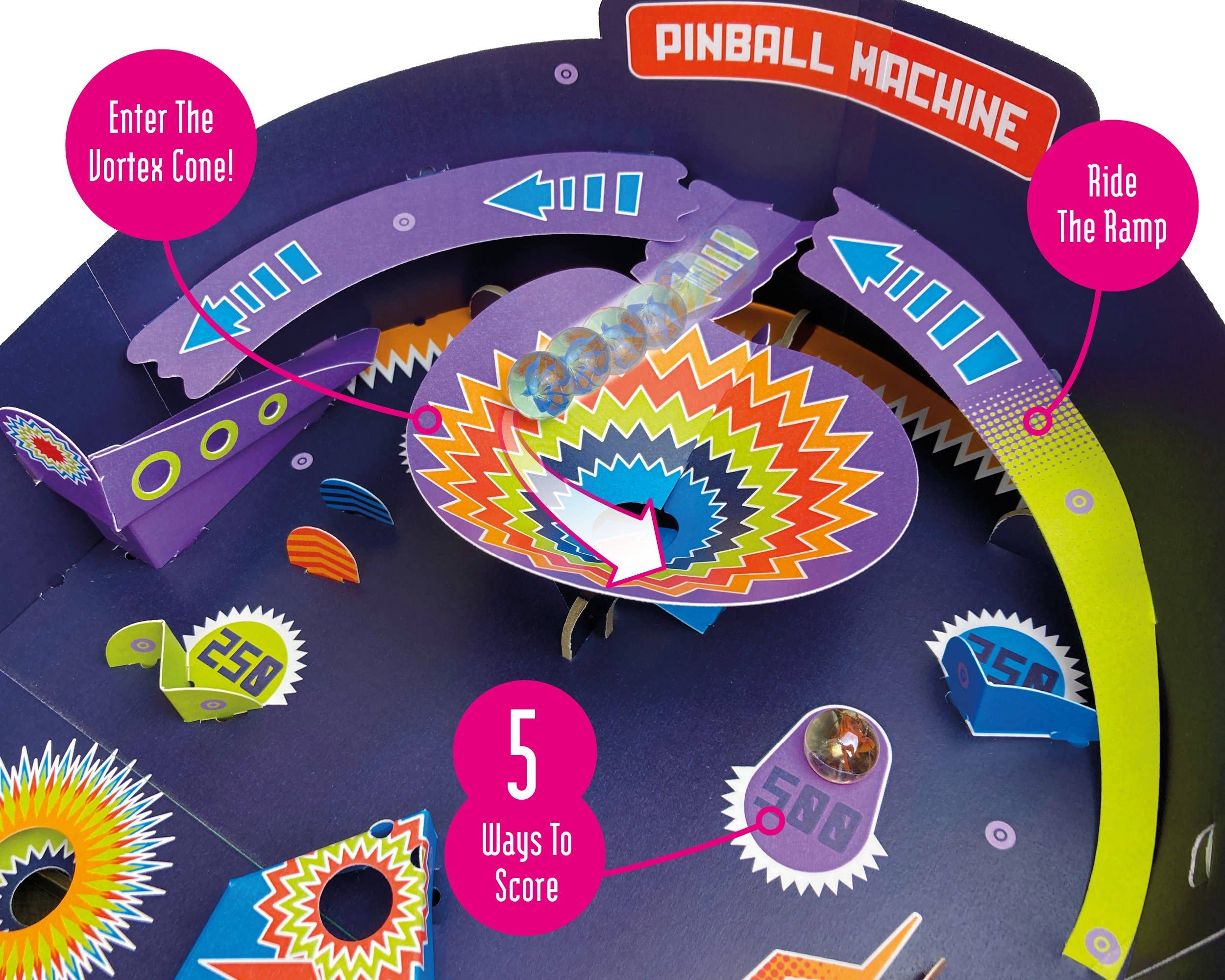 Build Your Own - Pinball Machine - Eco-Friendly Craft Kit