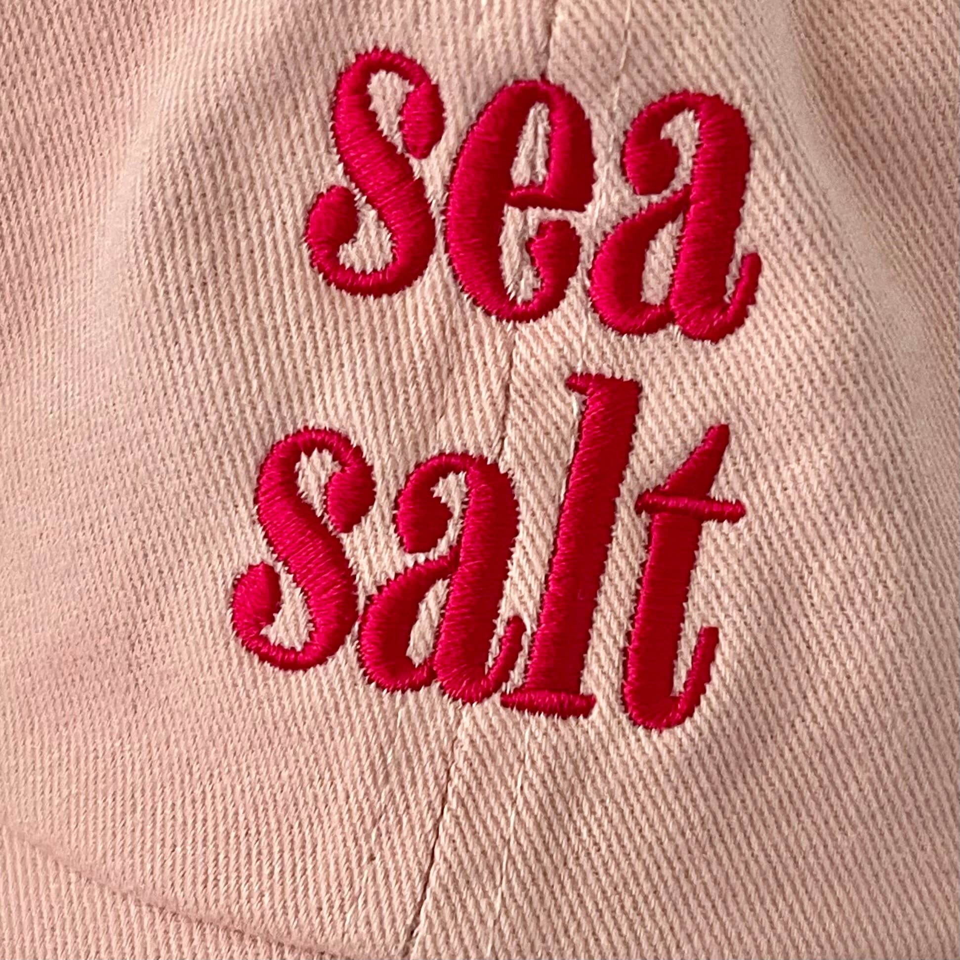 Silver Spider - Sea Salt pink Dad Cap