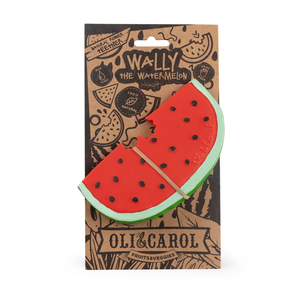 Wally the Watermelon - Natural Baby Teether Oli&Carol