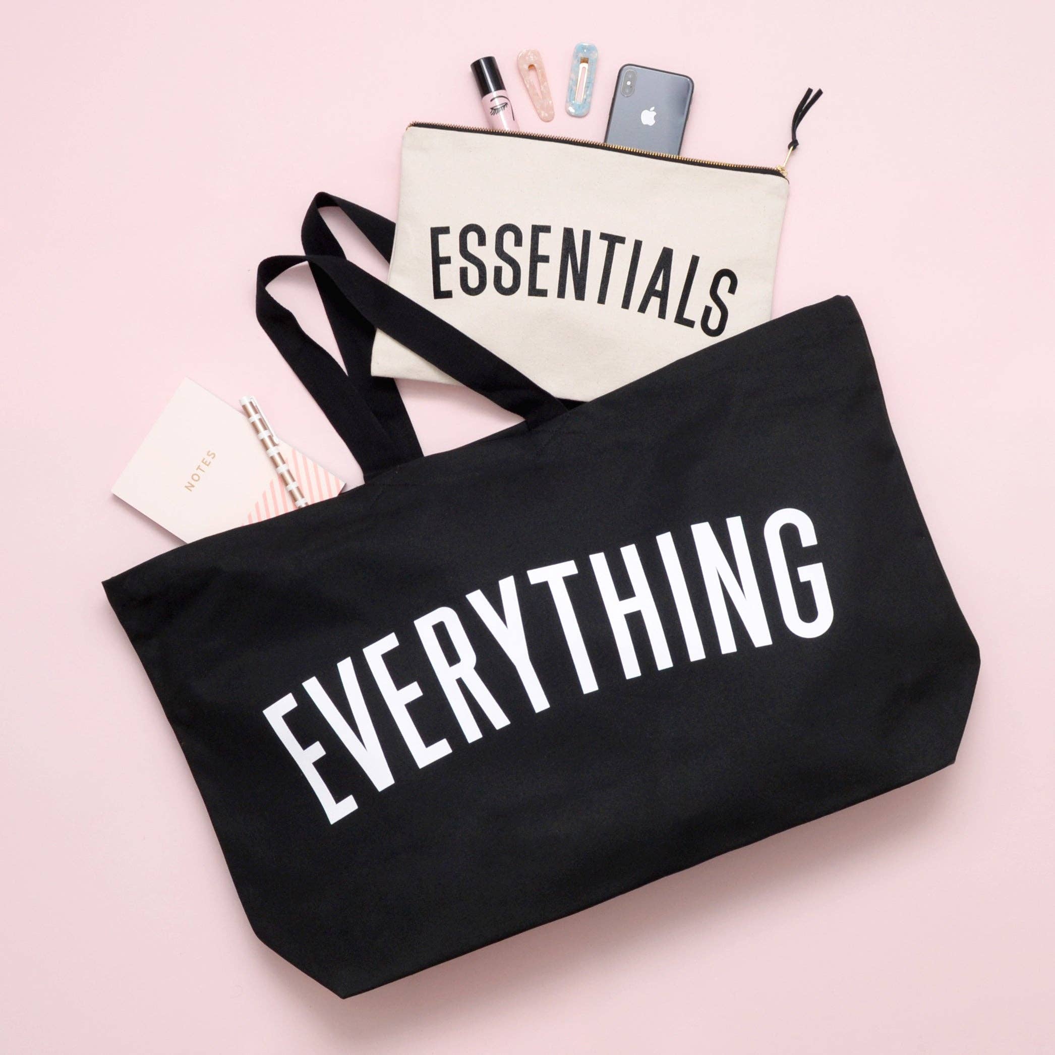 Alphabet bags -Everything - Black REALLY Big Bag