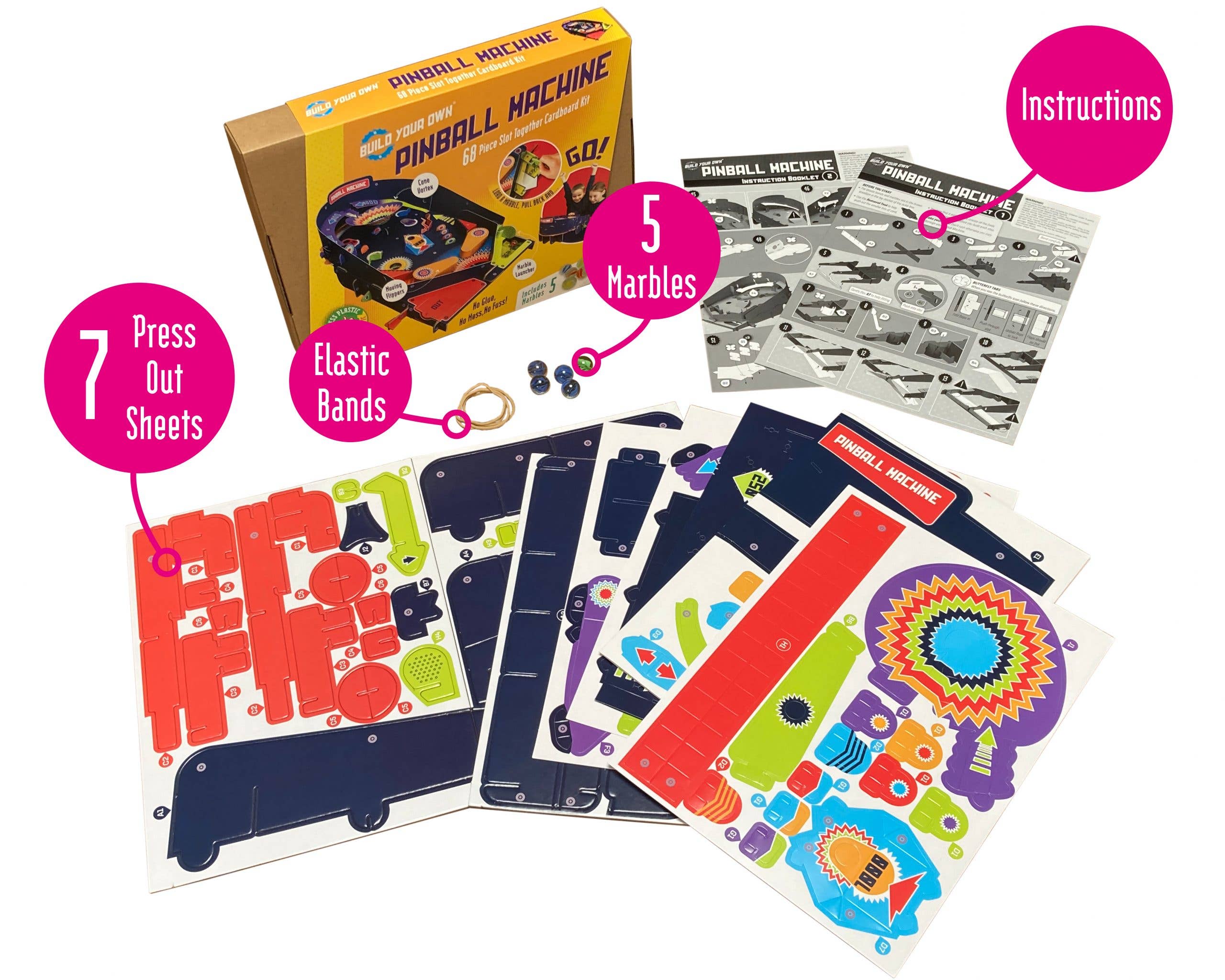 Build Your Own - Pinball Machine - Eco-Friendly Craft Kit