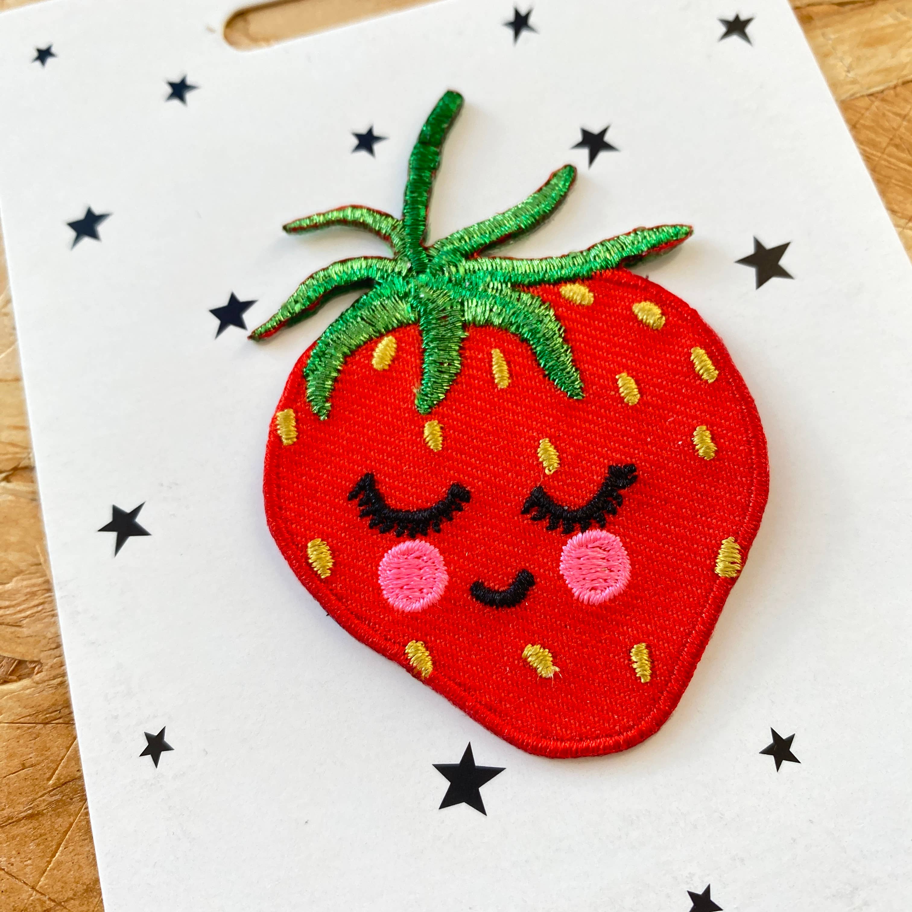 Petra Boase Iron on Patch - Strawberry