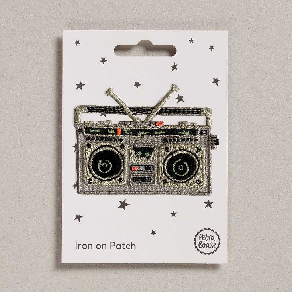 Petra Boase Iron on Patch - Boom Box