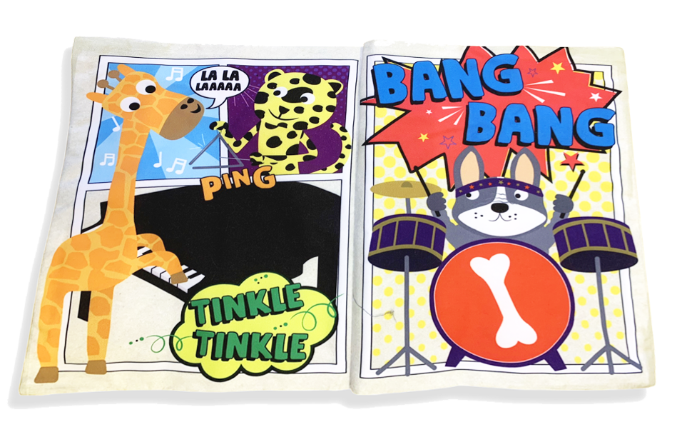 Nursery Times - Crinkly Cloth Book - COMIC ISSUE 1 - Music