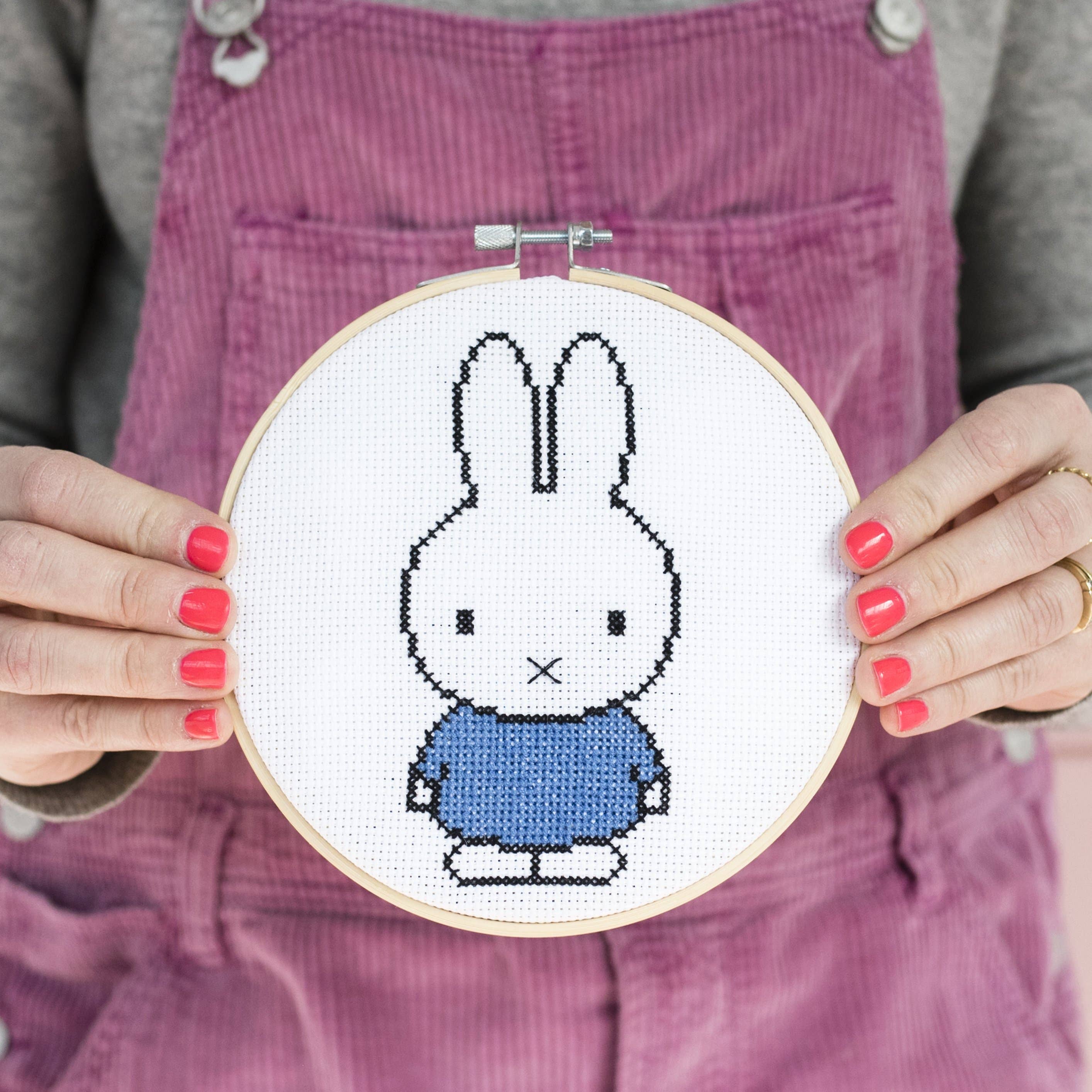 Cotton Clara - Miffy - Blue Cross Stitch Kit: Blue Top