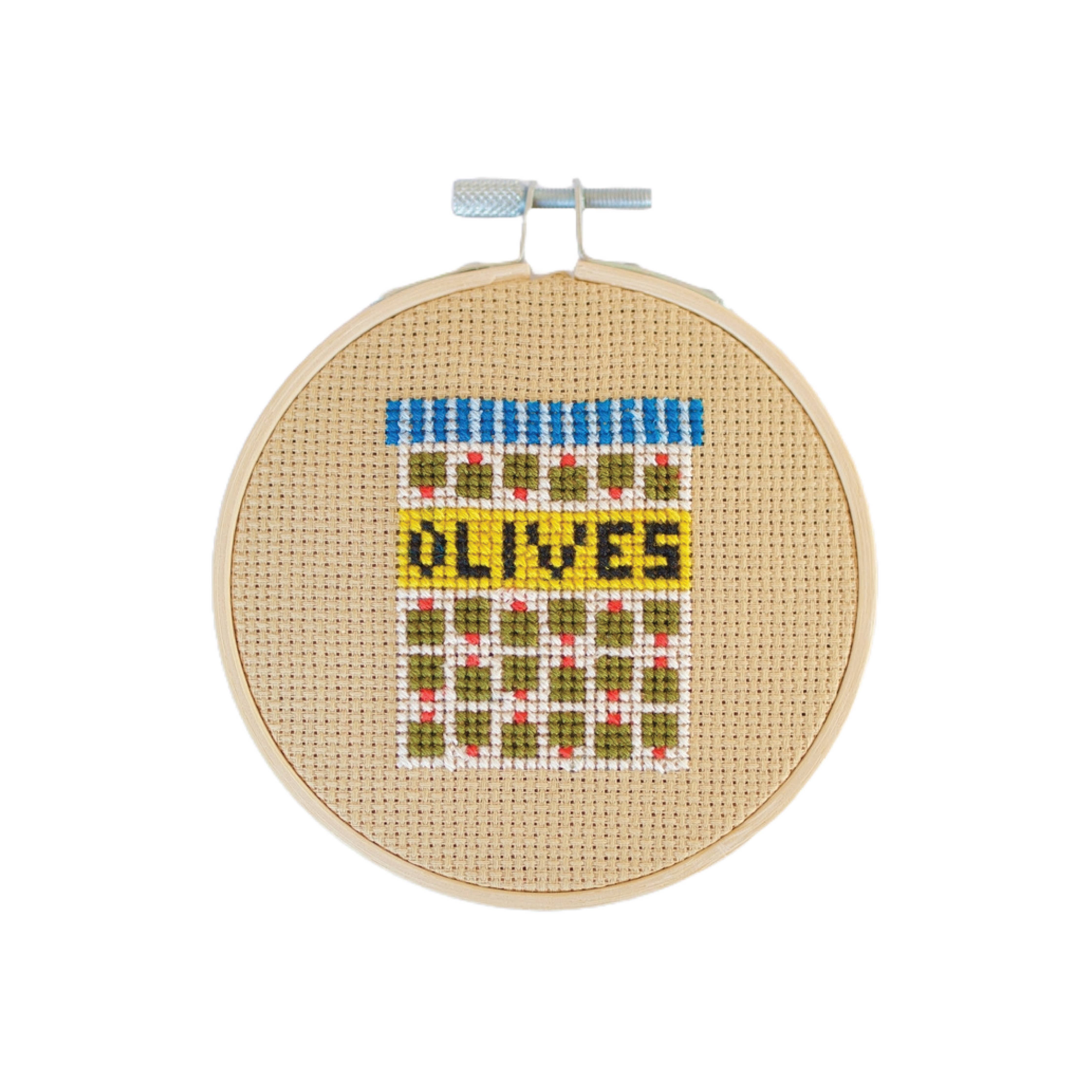 Cotton Clara - Olives - Cross Stitch Kit