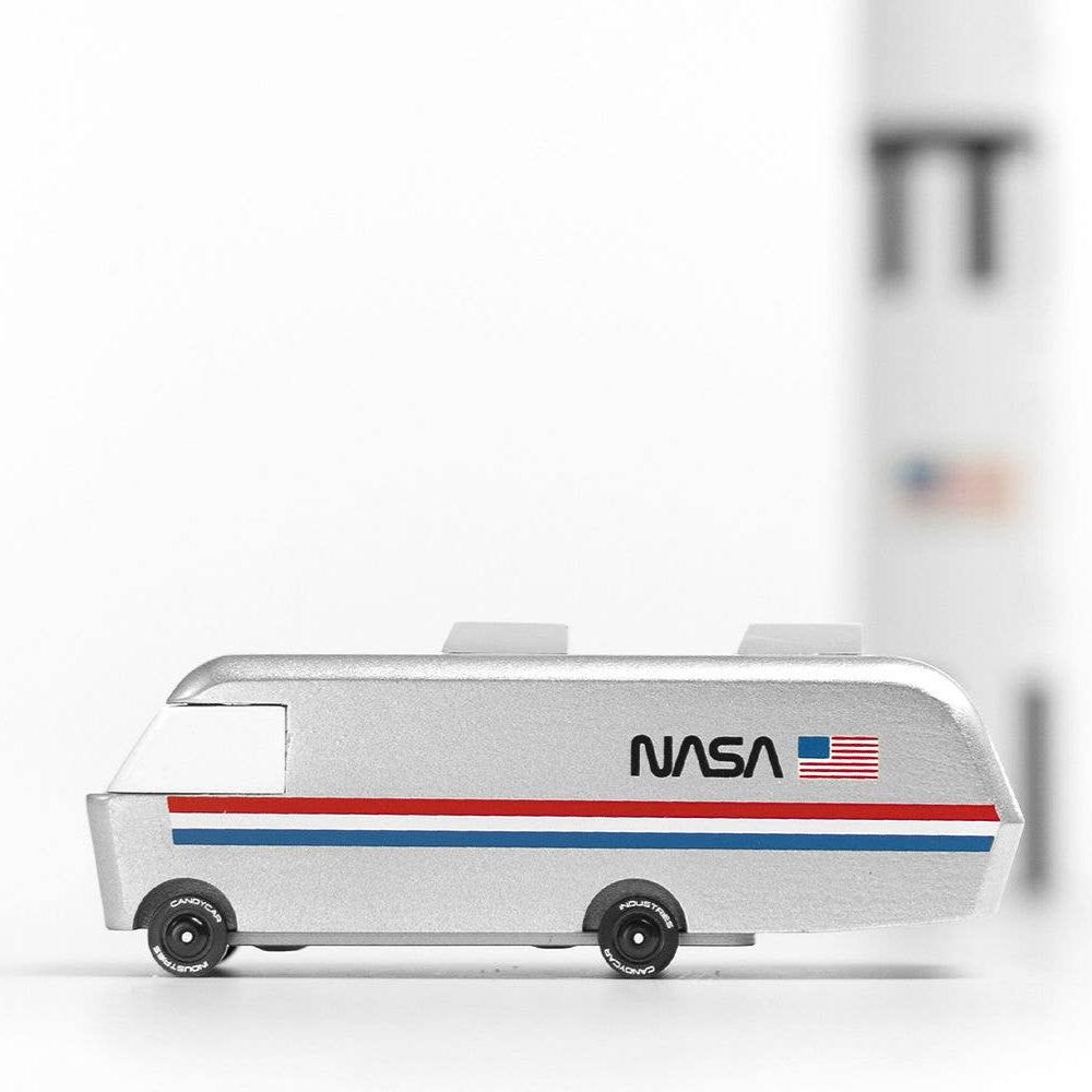 Candylab - NASA Astrovan - Wooden Diecast Toy Car