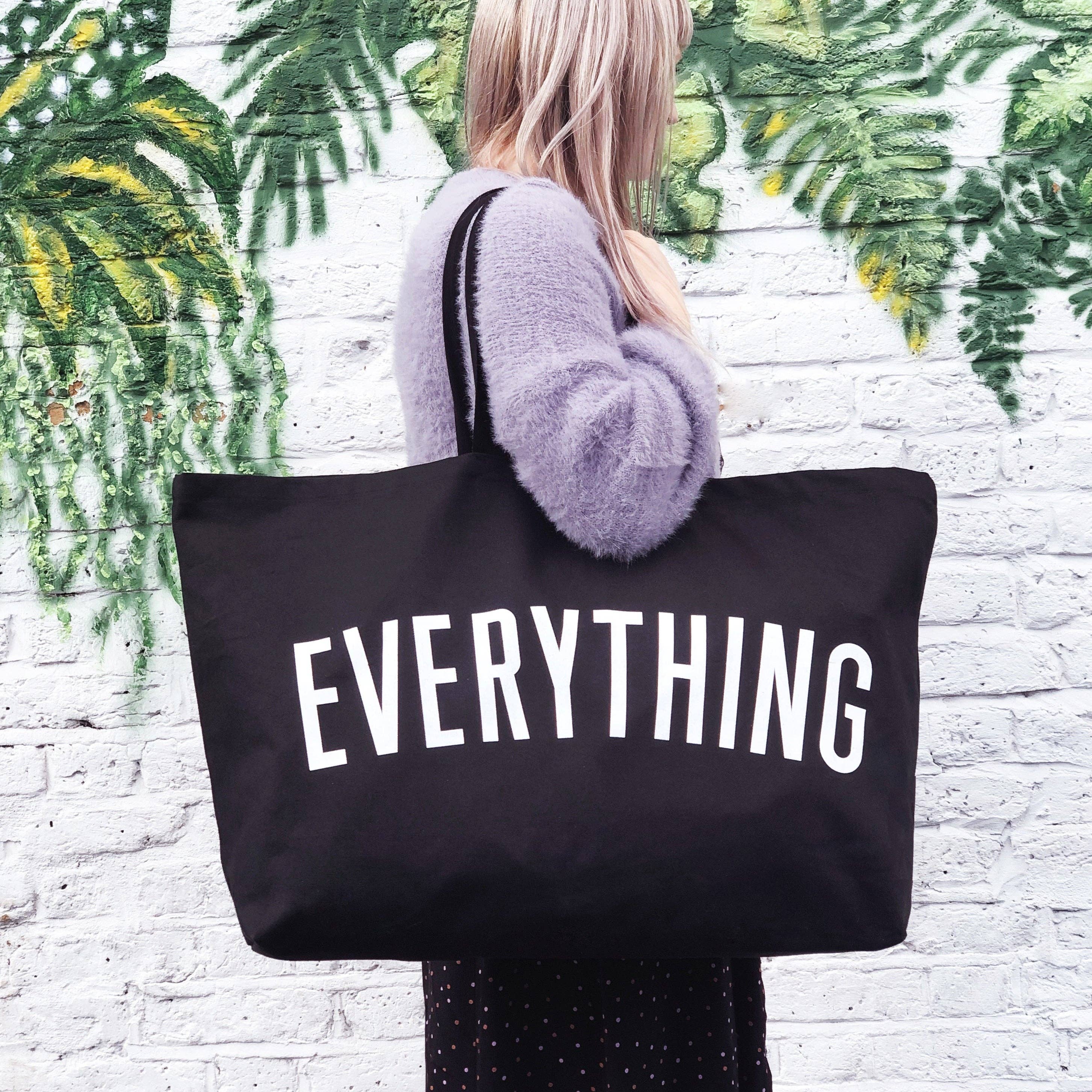 Alphabet bags -Everything - Black REALLY Big Bag