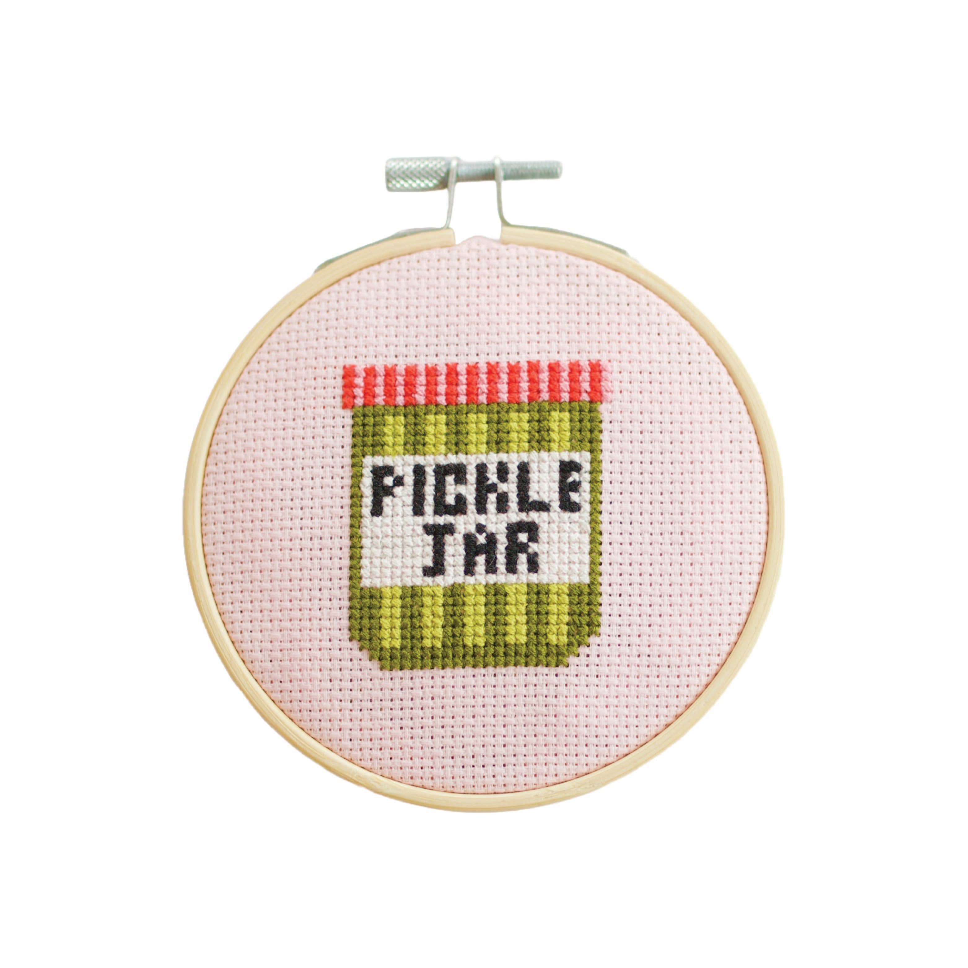 Cotton Clara - Pickle Jar - Cross Stitch Kit