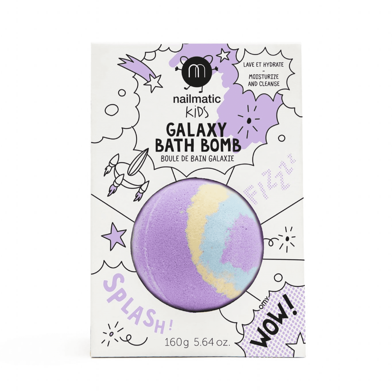 Nailmatic -  Bath Bomb - Violet Milky Way