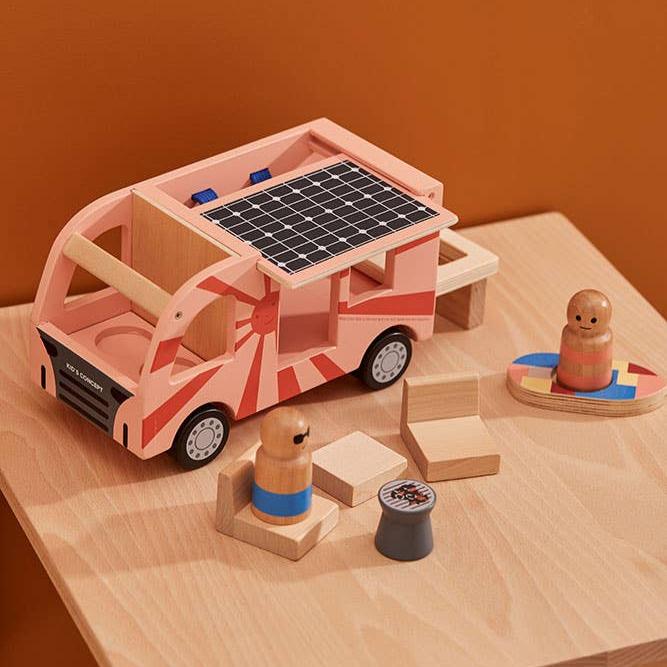 Wooden Campervan and accessories