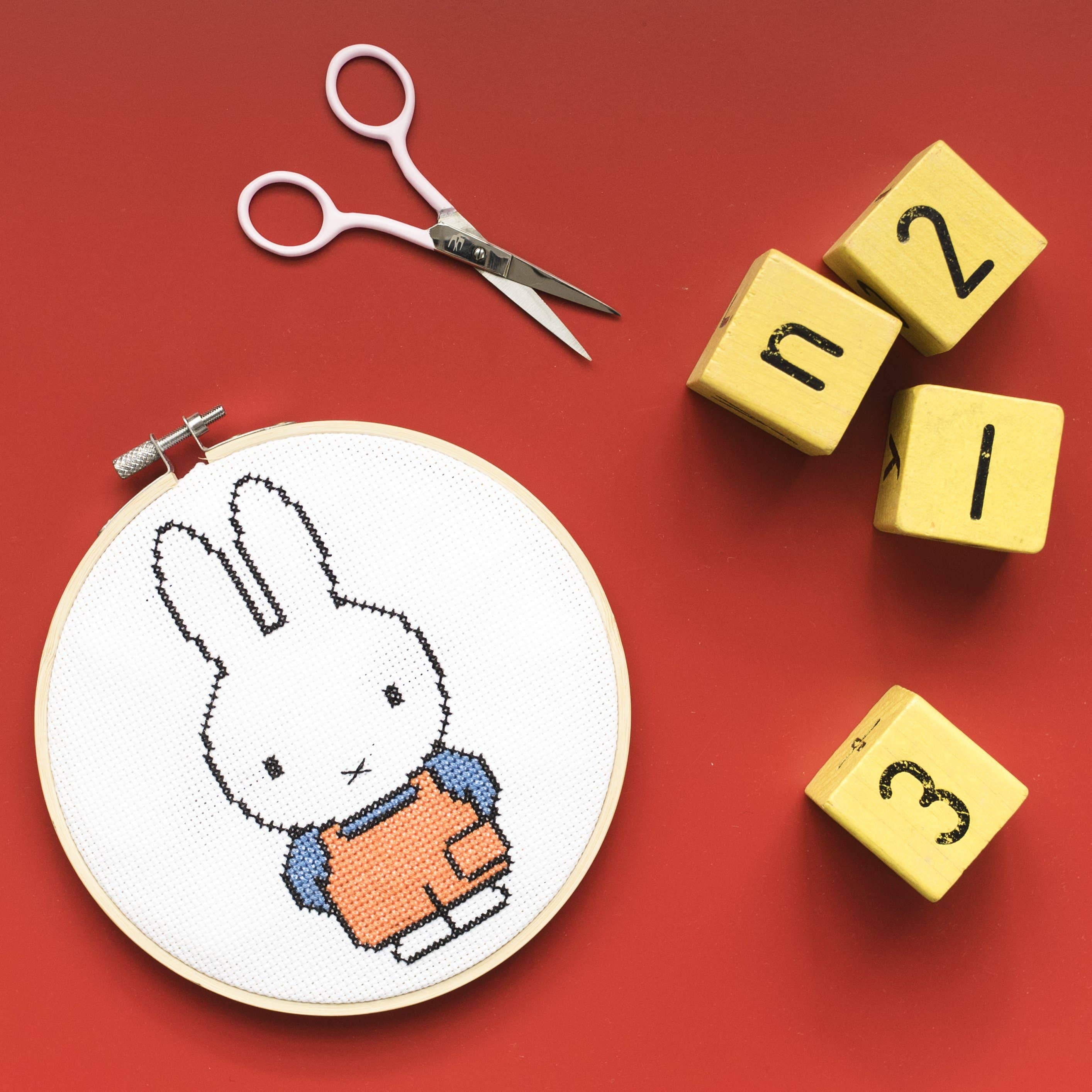 Cotton Clara - Miffy Yellow Cross Stitch Kit: Yellow Top