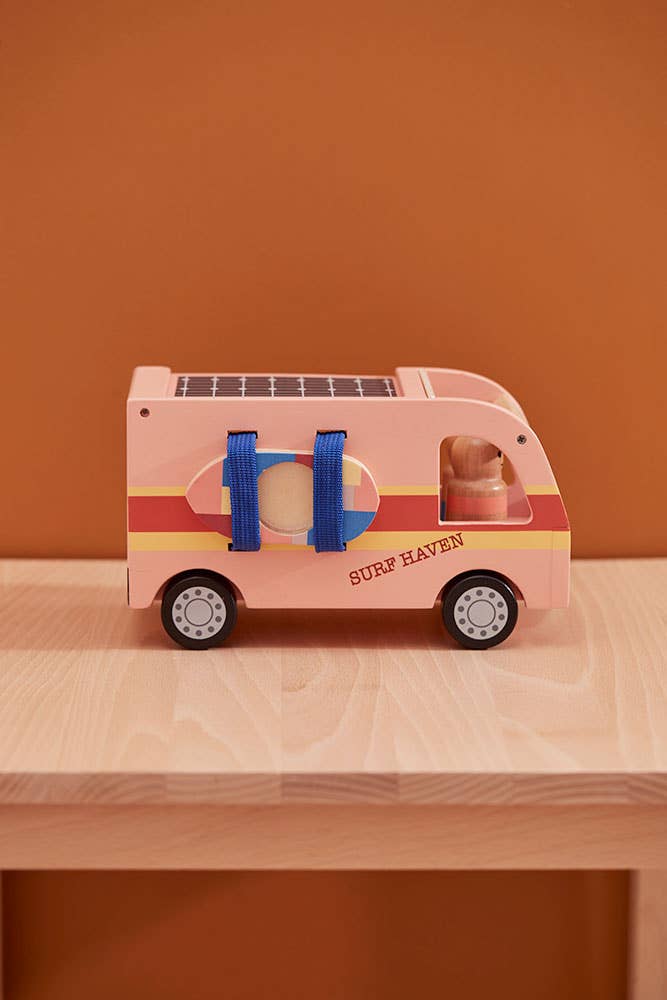 Wooden Campervan and accessories