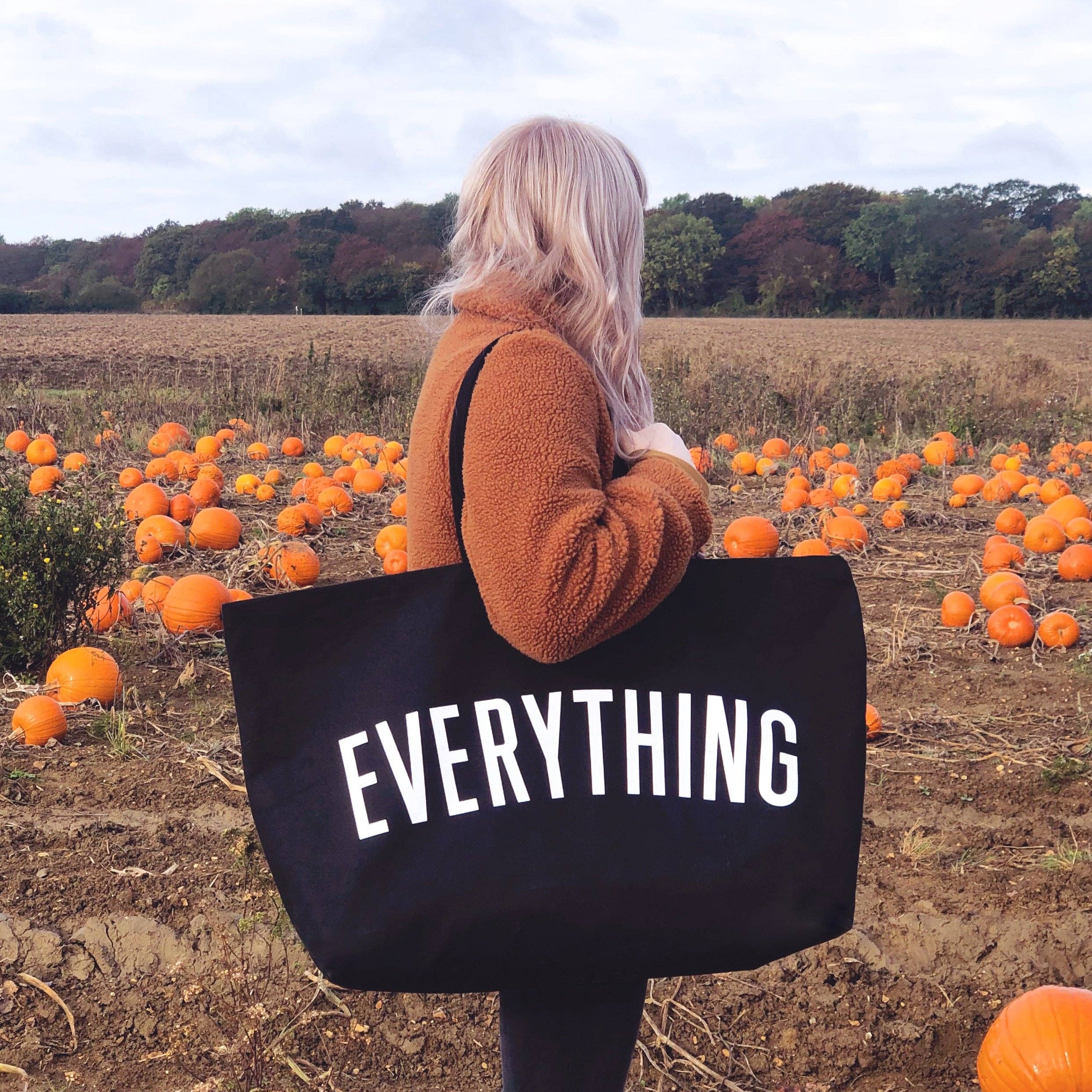 Alphabet bags -Everything - Black REALLY Big Bag