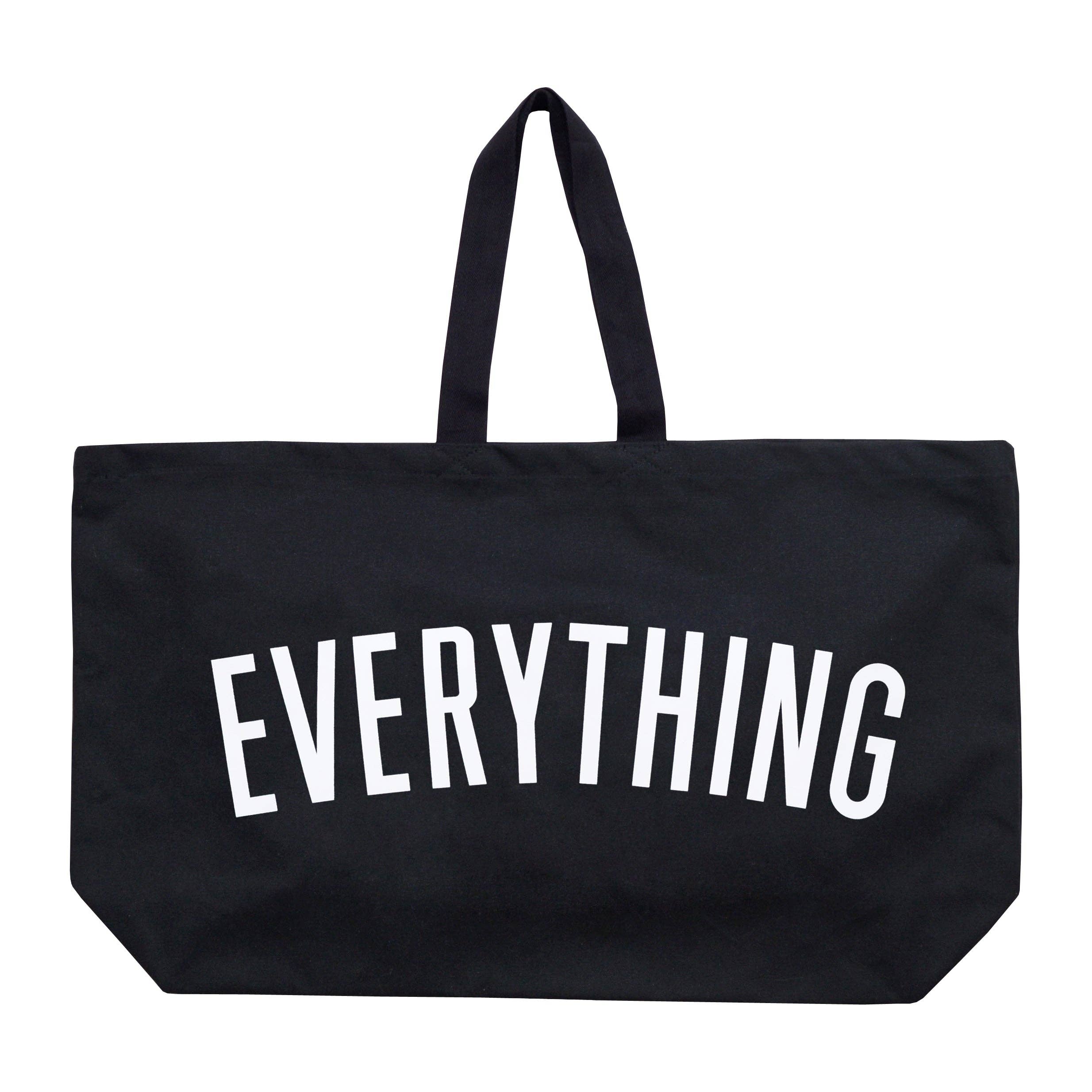 Alphabet bags -Everything - Black REALLY Big Bag