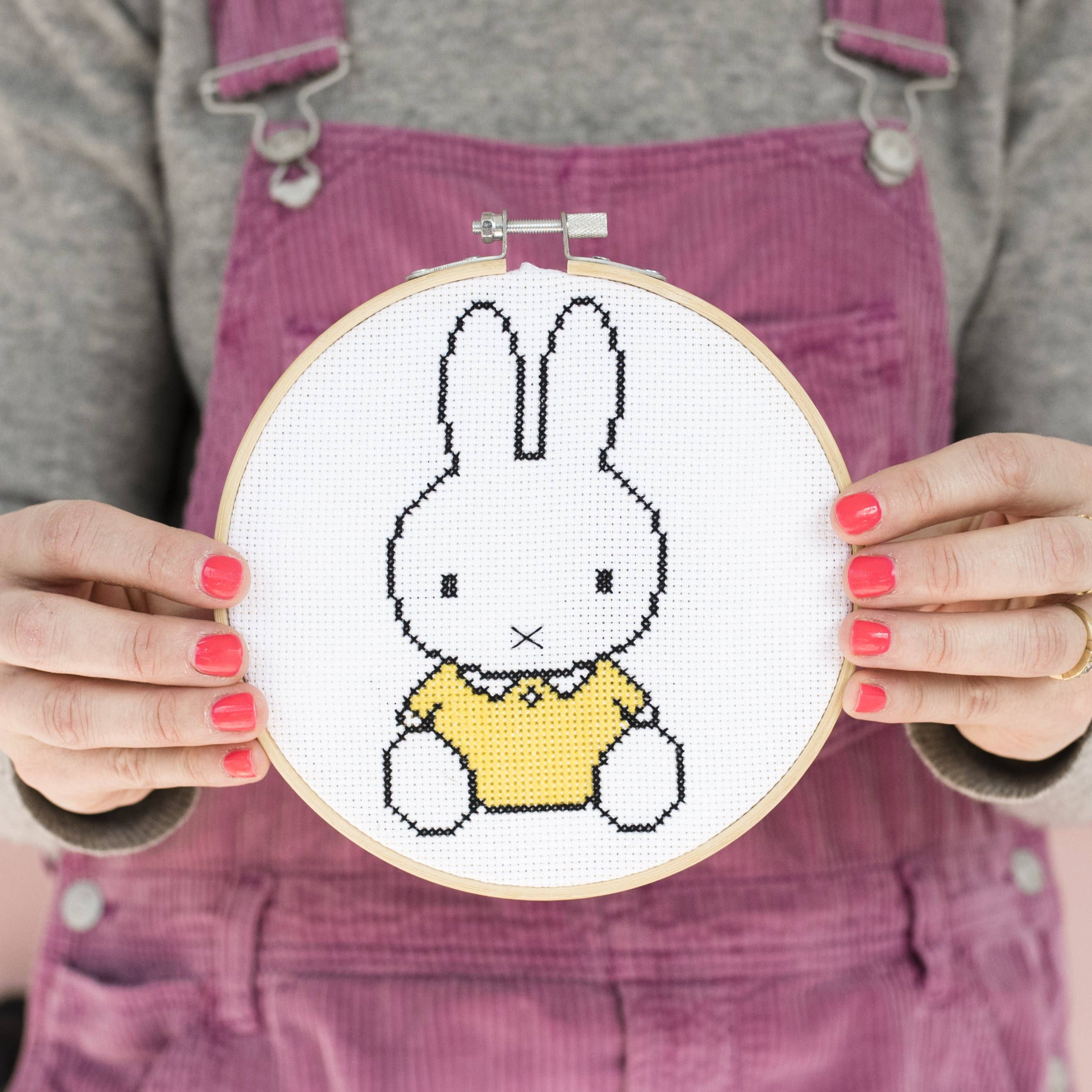 Cotton Clara - Miffy Yellow Cross Stitch Kit: Yellow Top