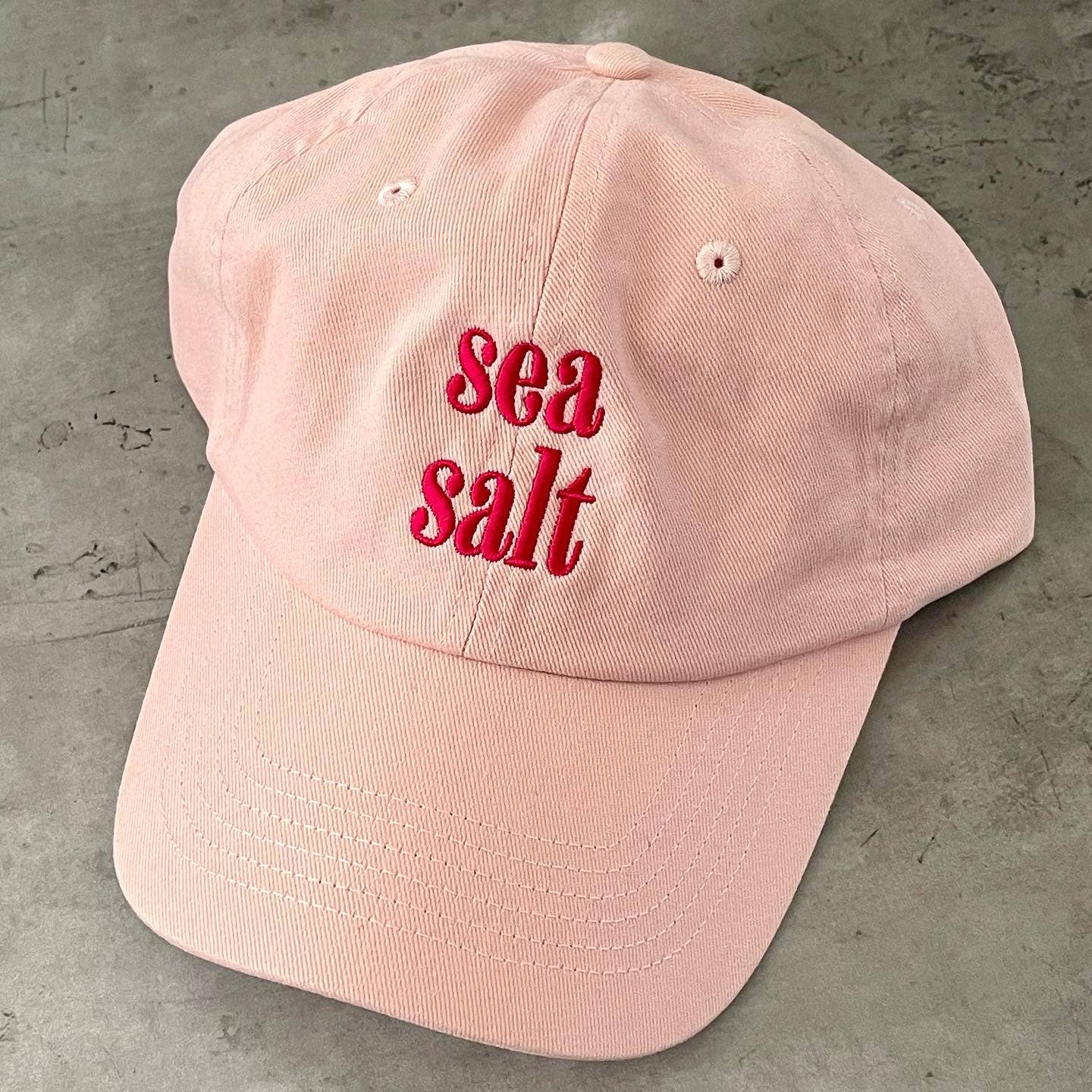 Silver Spider - Sea Salt pink Dad Cap