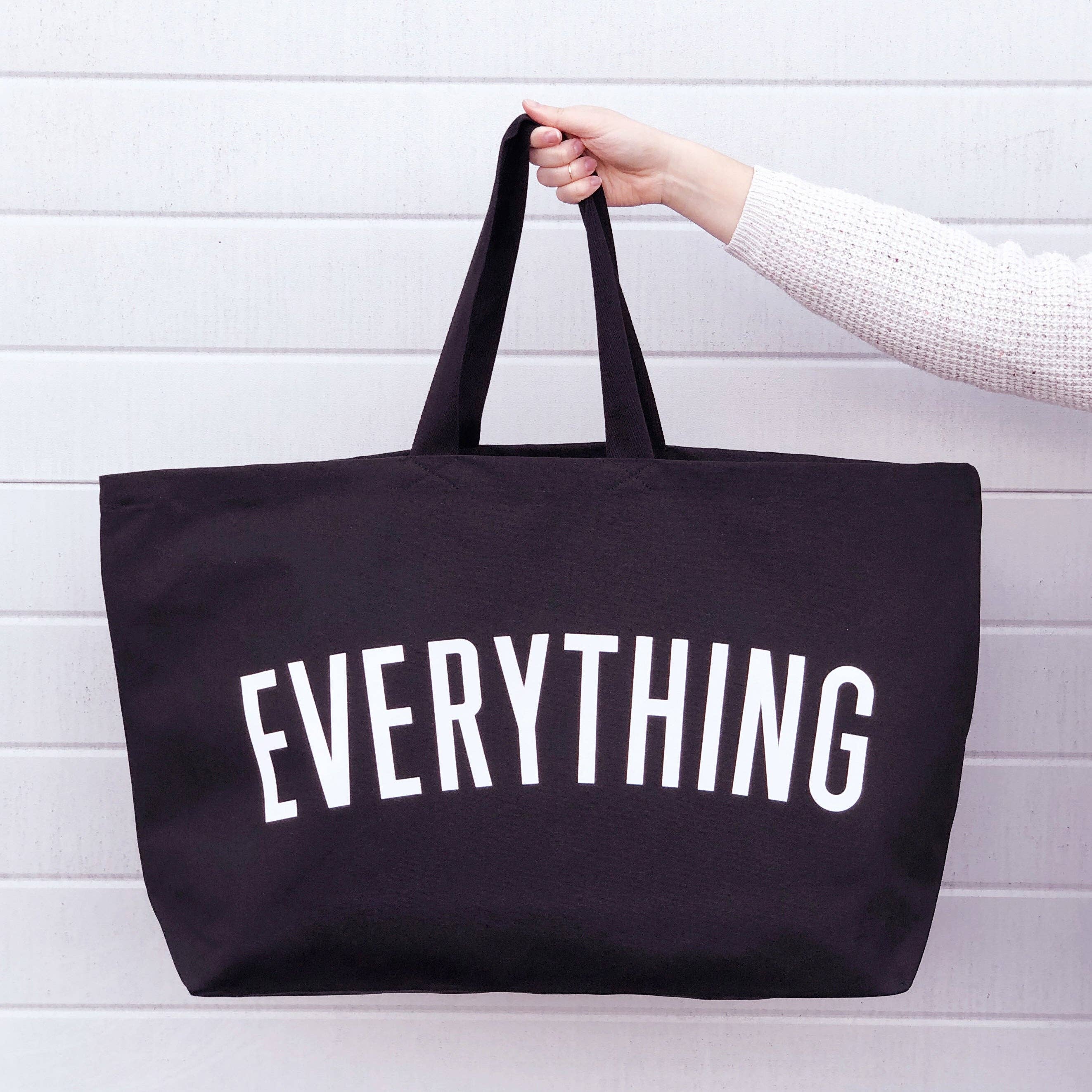 Alphabet bags -Everything - Black REALLY Big Bag