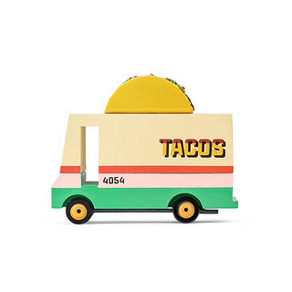 Candylab - Candyvan - Taco Van - Wooden Diecast Toy Car